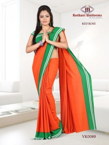 uniform sarees school uniform sarees wholesaler manufacturer in surat