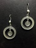 Elegant Discs Earrings Tablets