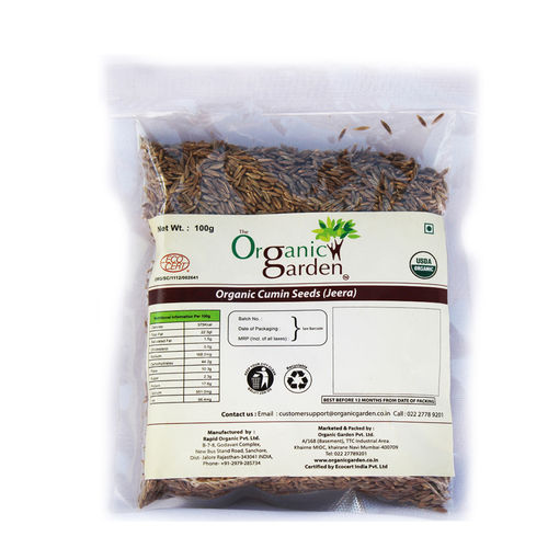 Organic whole Cumin Seeds 500 gms