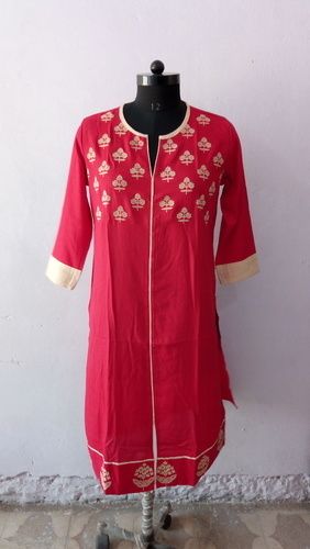 Designer Embroidered Kurti