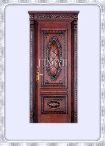 Durable Solid Wooden Door - Wood, 900*2100mm, Sample Color | Elegant Manual Craftsmanship, Versatile Sizes Available