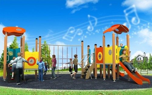 Uv Resistance Lldpe Excellent Quality Outdoor Playground Equipment Pe Series Wd-Bc202