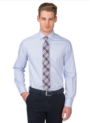 Mens Formal Shirts Collar Style: Straight