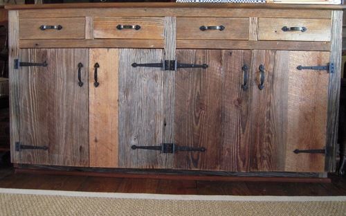 Reclaimed Wooden Cabinets