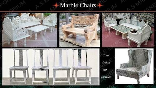 Marble Table & Chair