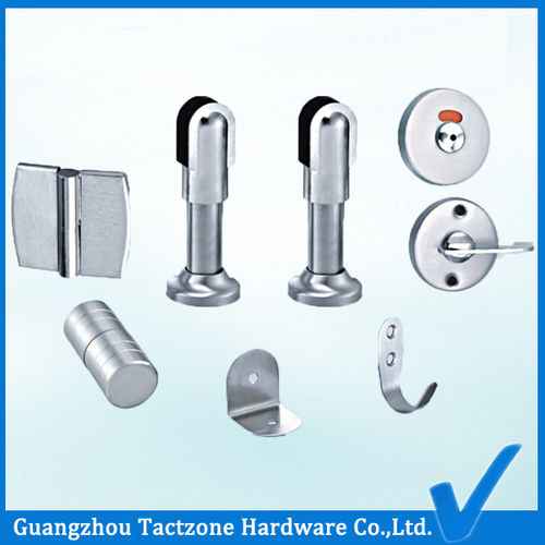 Bathroom Cubicle Hardware Toilet Ordinary Stainless Steel Partition Set