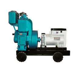 Air Cooled Generator Set - Water Cooled Radiator, Smart Control Panel For Power Monitoring And High Pressure Performance