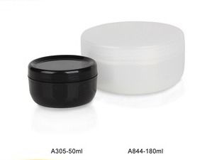 Rigid Plastic Cosmetic Cream Packaging Jars