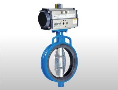 Pneumatic Rotary Actuator Wafer Butterfly Valve