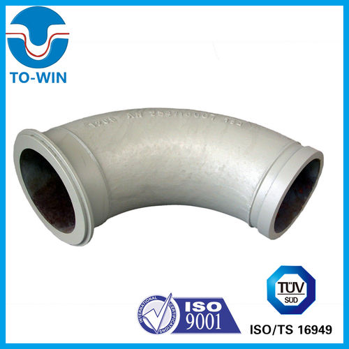 30/45//60/90 Degree Dn125/150/100 Concrete Pump Elbow Hardness: 65Hrc