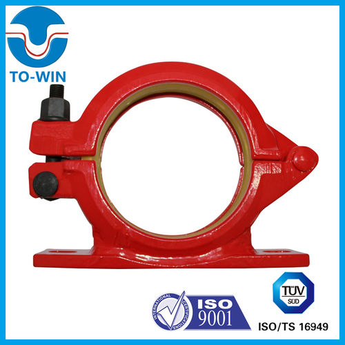 Metal Casting Forged Concrete Pump Bolt Clamp With Base