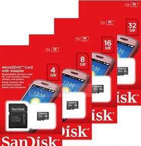 Sandisk Mobile Phone Memory Cards