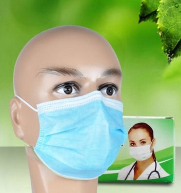 Disposable Non Woven Face Mask - Customizable Size and Color Options | Eco-Friendly, Comfortable Fit, Earloop Design