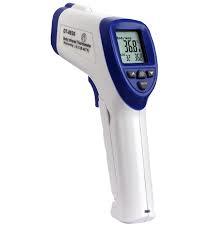 Infrared Thermometer - Fast Readout, C And F Dual Scale , Backlight LCD Display, 32 Memory Slots, Built-In Laser Pointer, Auto Power Off, Easy To Read, Ideal for Body and Surface, Includes Leather Case