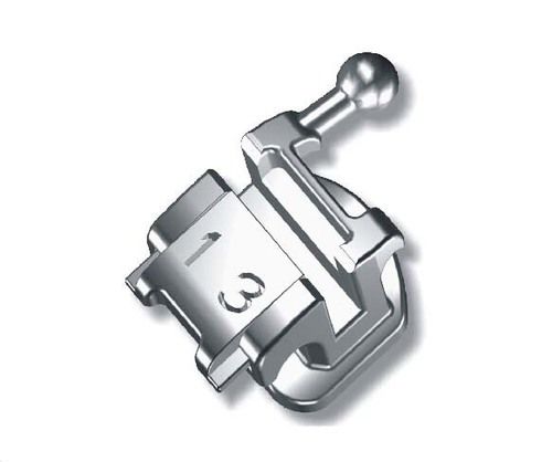 Stainless Steel Orthodontic Metal Roth And Mbt Self Ligating Brackets