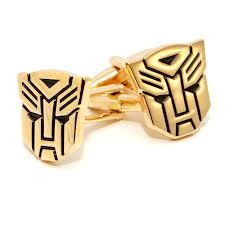 Transformer Gold Cufflinks