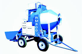 Smart Concrete Batching Plant With Reversible Drum Mixer