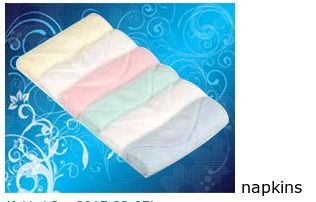 Cotton Napkins - Absorbent Cloth, Color Fast Designs with Customizable Options | Easy to Maintain, Machine Washable, Blocks Printing