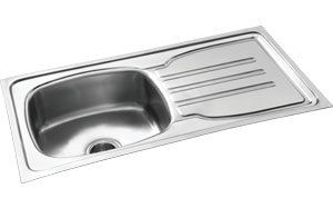 Single Bowl Sink With Drain Board