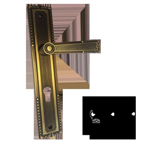 Brass Door Handle MB11
