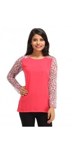 Girl Pink Casual Top