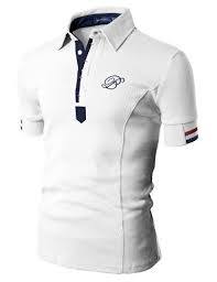 Men's White Polo T-Shirt