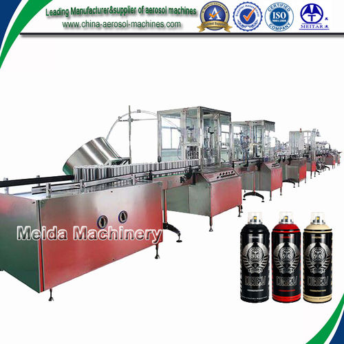 Fully Automatic Paint Aerosol Can Filling Machines