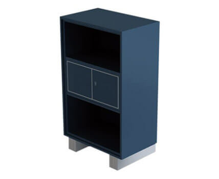 Almirah with Shelf and Locker