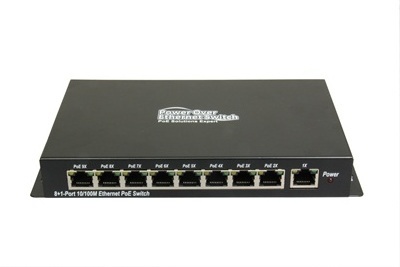 9 Port FE Passive PoE Switch with 8 Port POE