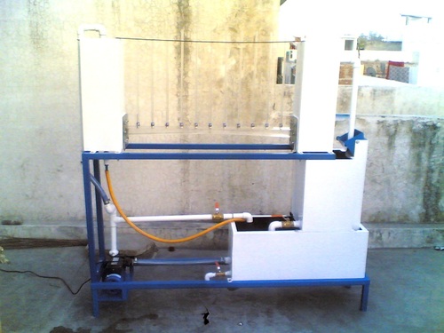 Bernoulli's Theorem Apparatus - Mild Steel & Stainless Steel, 80 Ltr Sump Tank, Fluid Mechanics Laboratory Equipment for Engineering Colleges