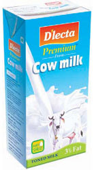 Premium Cow Milk - Toned Milk, 3% Fat | UHT Sterilized, 100% Adulteration Free, Rich in Beta-Carotene for Eye Health