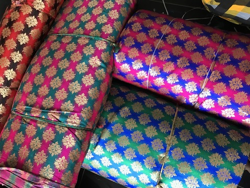 Premium Two Tone Top Dyed Taffeta Jacquard Fabrics - 100% Polyester, Sizes 36"-72" Width | Ideal for Western Garments and Designer Pieces