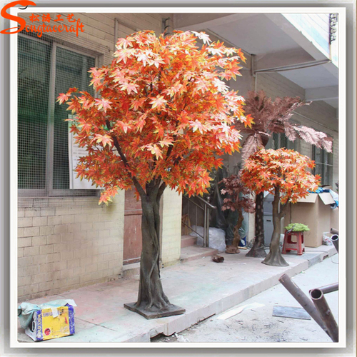 Songtao Craft Artificial Red Maple Tree For Decoration
