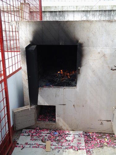 Sparingly Used Incinerator
