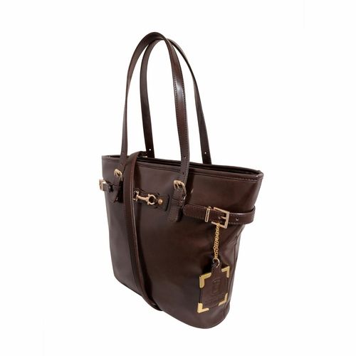 Und 00100 Dark Brown Designer Leather Handbags