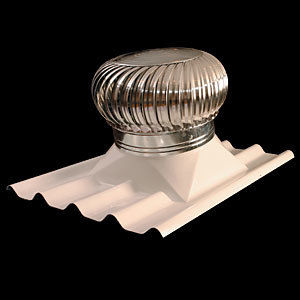 FRP Turbo Air Ventilator - Aluminium & Stainless Steel, Lightweight Design for Natural Airflow & Humidity Control