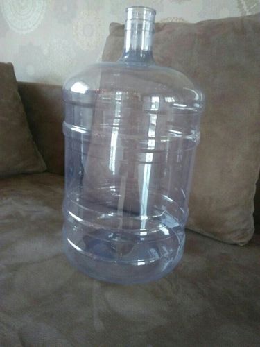 Black 20 Liter Plastic Pet Jar