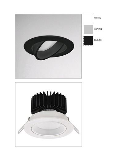 AR110 KOPA ADJUSTABLE Round DIFFUSED MULTI WATT LED (7-18W)