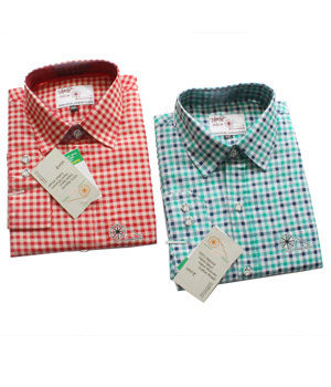 Khadi Cotton Shirt Collar Style: Button Down