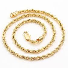 Twisted Gold Chain