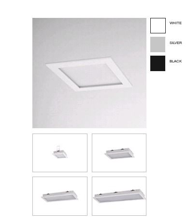 KSL-F KOPA square Linear Diffused Multi Watt LED Light (7-42W)