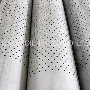 SS316L Perforated Stainless Steel Casing Pipe