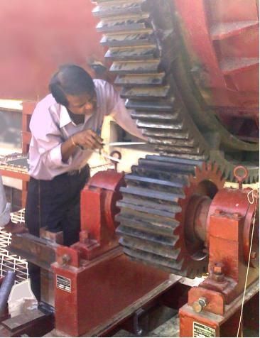 Girth Gear And Pinion For Rotary Kiln