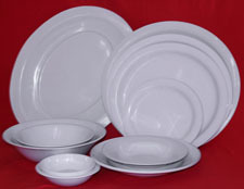 Melamine Crockery - Food Grade Melamine, Various Sizes & Designs | Quality Assured, Customizable Specifications