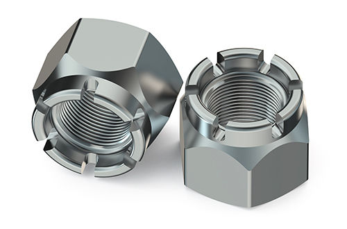 Hex Slotted Nuts