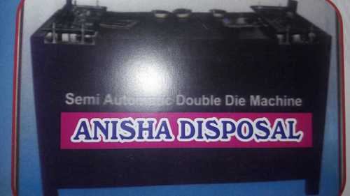 Semi Double Die Machine For Disposable Dona And Container