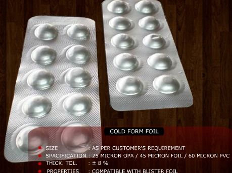 Cold Form Foil