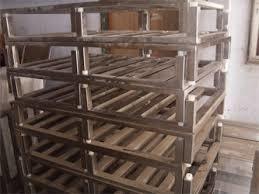 Stainless Steel Pallet - Custom Sizes Available | Robust Design, Termite Resistant, Precision Finish