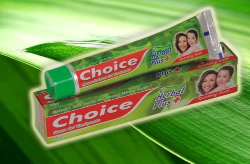 Choice Herbal Green Gel Toothpaste