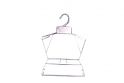 Plastic Frame Hangers for Kids Garments